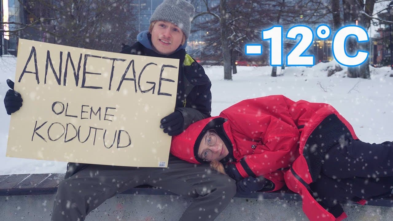 Olime 24h Talvises Eestis KODUTUD!