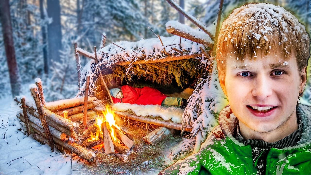 Talvel Metsas Ellujäämine ILMA Telgi ja Magamiskotita